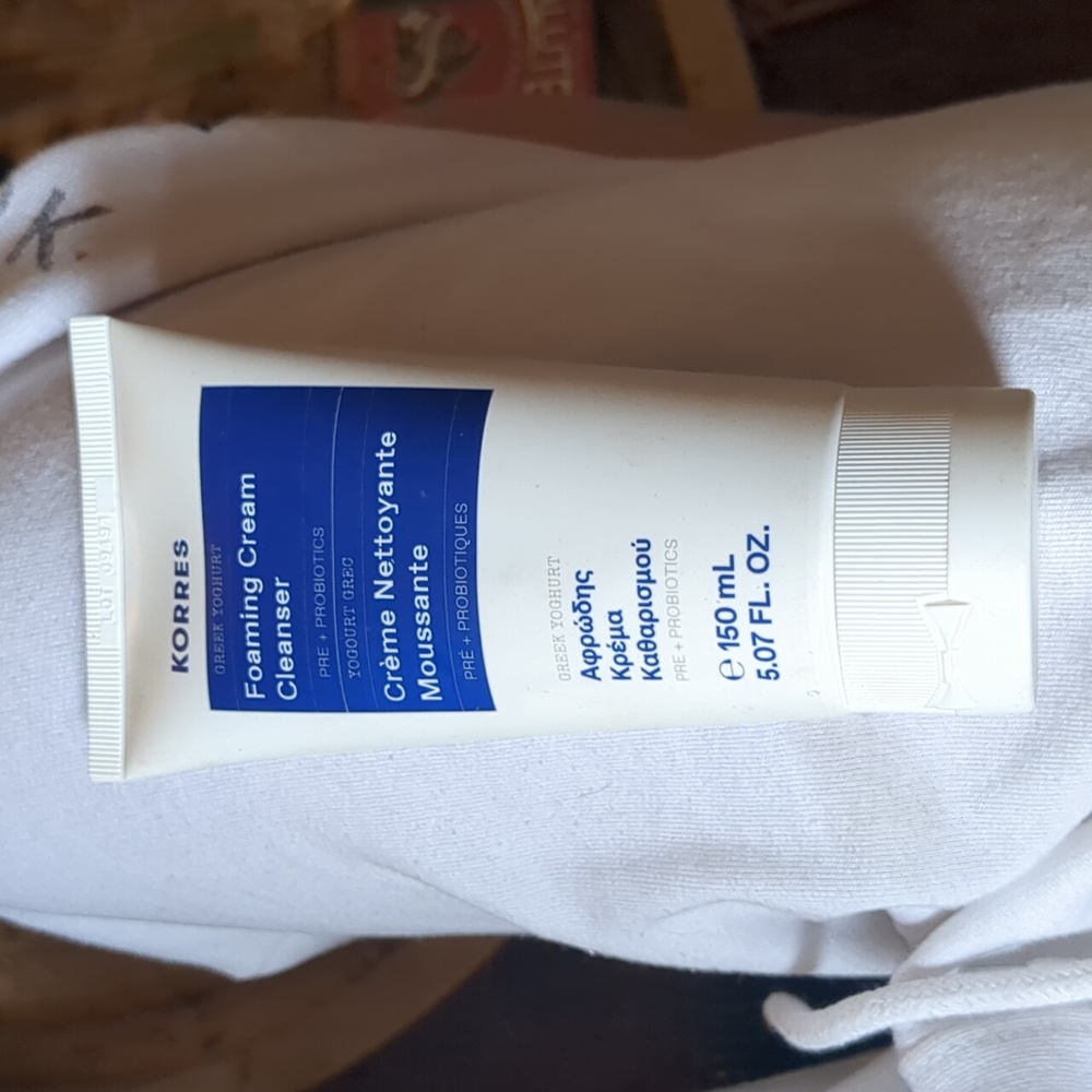 Korres Greek yogurt probiotic cream cleanser